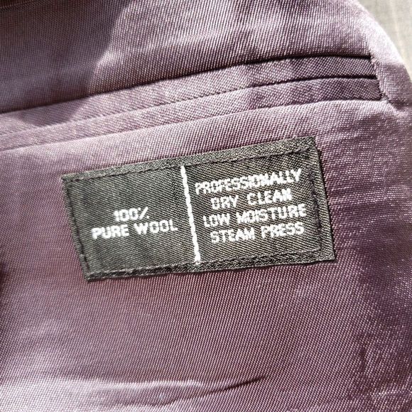 Gray Wool Pinstripe Summer Suit - Picture 5 of 11